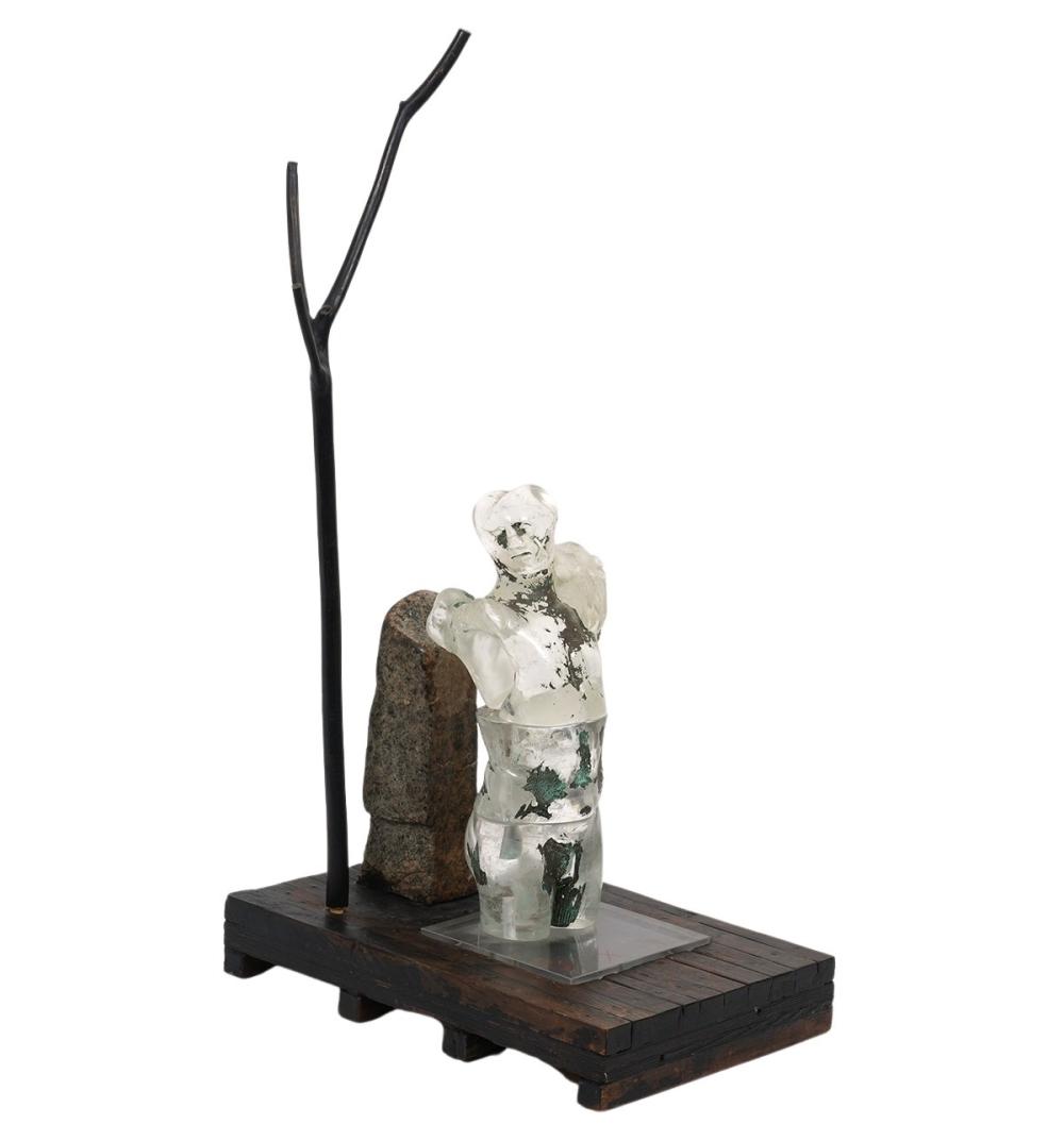 CLIFFORD RAINEY MIXED MEDIA GLASS