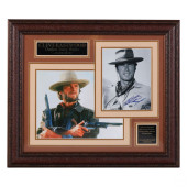 CLINT EASTWOOD SIGNED BLACK WH