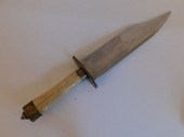 CLIP POINT BONE BOWIE KNIFEAnt