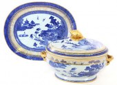 CLOBBERED FITZHUGH SOUP TUREEN