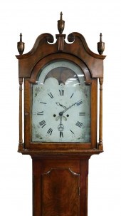 CLOCK: AMERICAN CHIPPENDALE TA