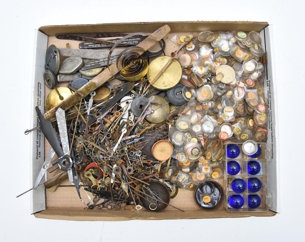 Clock and watch parts including