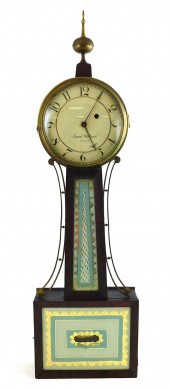CLOCK: BANJO CLOCK, C. 1840, C