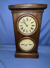 CLOCK, CALENDAR SHELF, 1876, S