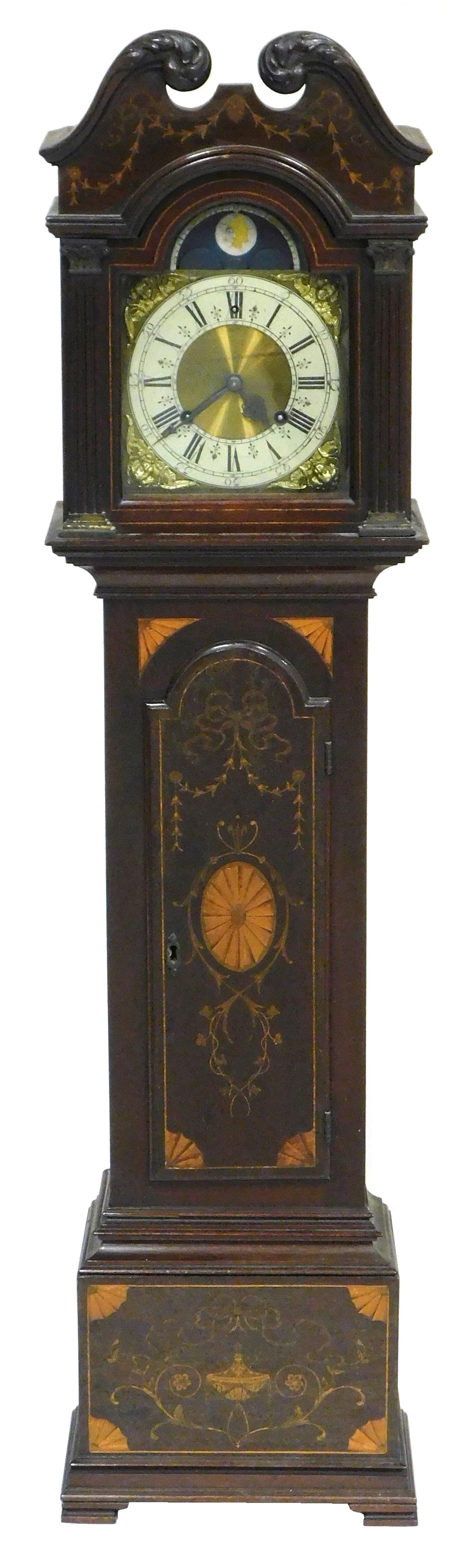 CLOCK: DWARF GRANDFATHER CLOCK,