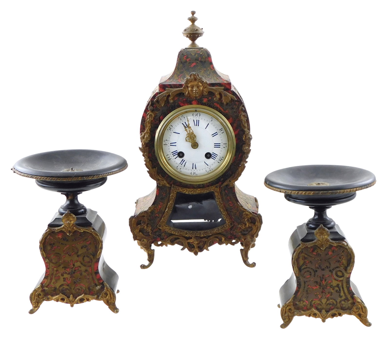 CLOCK: FRENCH CLOCK GARNITURE