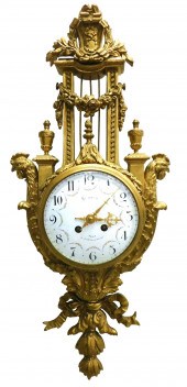 CLOCK: FRENCH LOUIS XV STYLE B