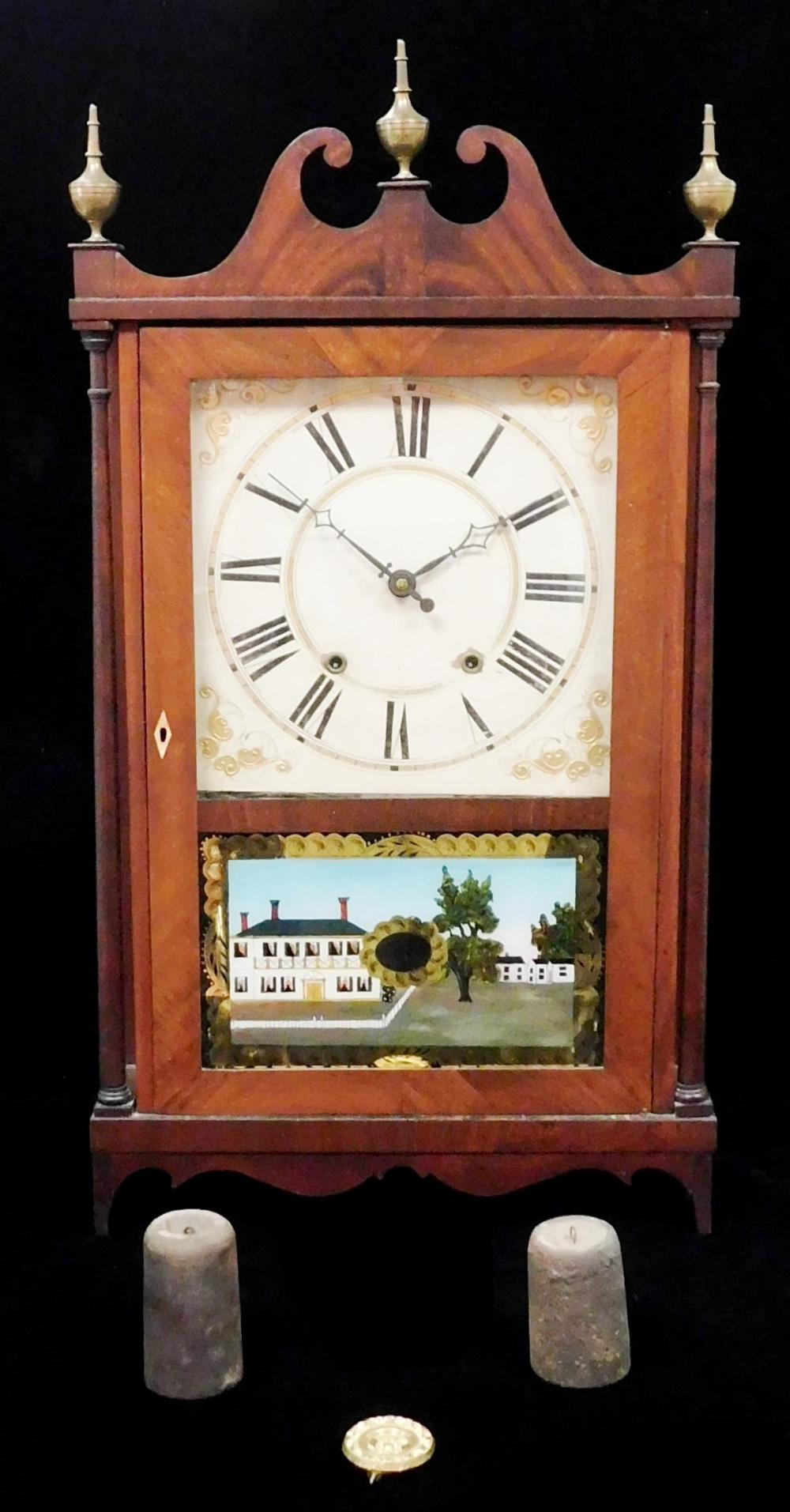 +CLOCK: RILEY WHITING PILLAR AND