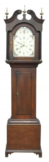 CLOCK: TALL CLOCK, 19TH C., PR