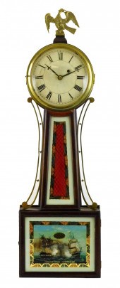 CLOCK: UNSIGNED TIMEPIECE OR B