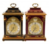 +CLOCKS: TWO ELLIOTT CHINOISER