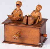 CLOCKWORK CARVED AND PAINTED W