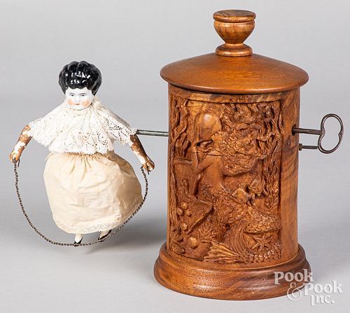 CLOCKWORK GIRL SKIPPING ROPE