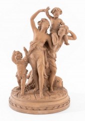 CLODION "TRIUMPH OF BACCHUS" T