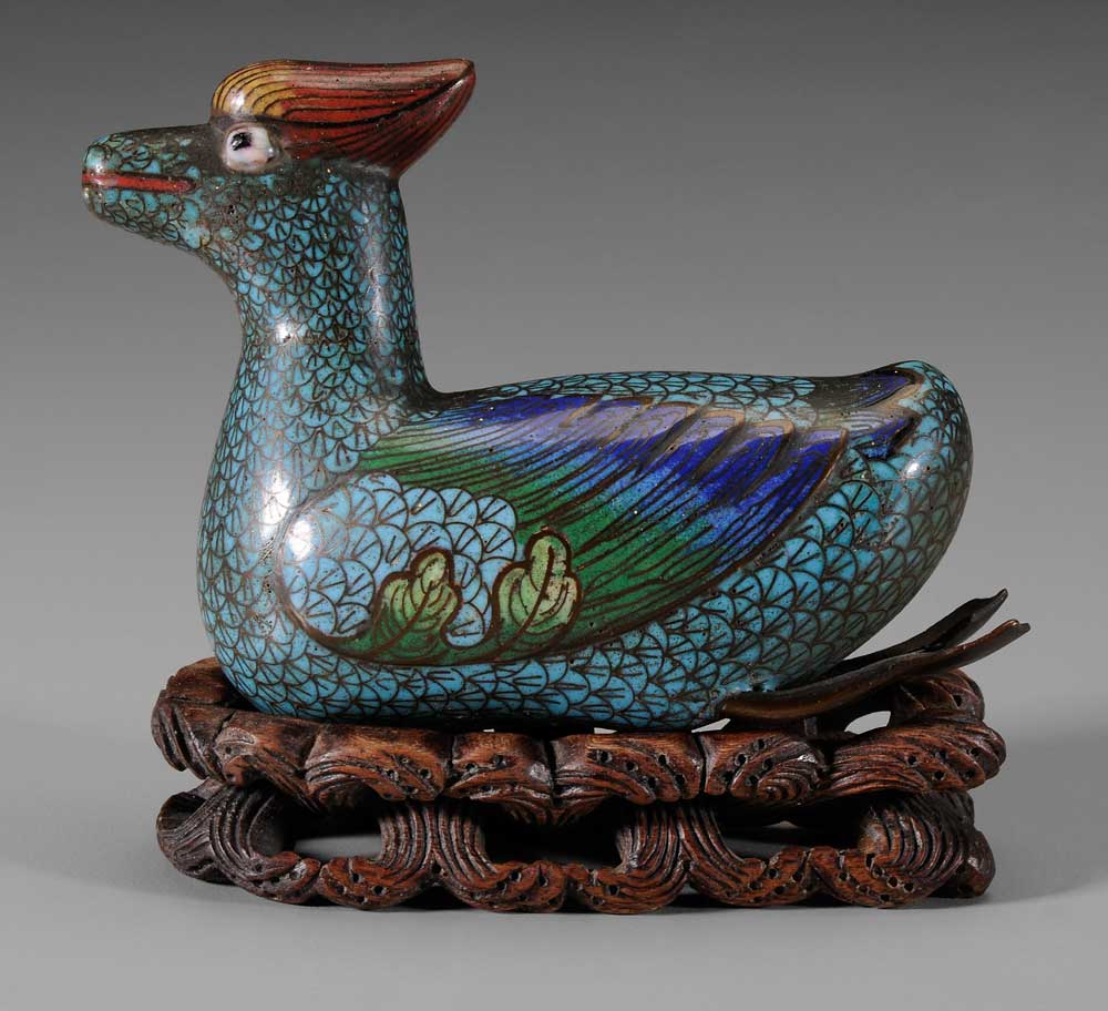 Cloisonné Duck Chinese, mandarin
