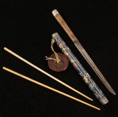 CLOISONNE EATING KIT - 18th/19