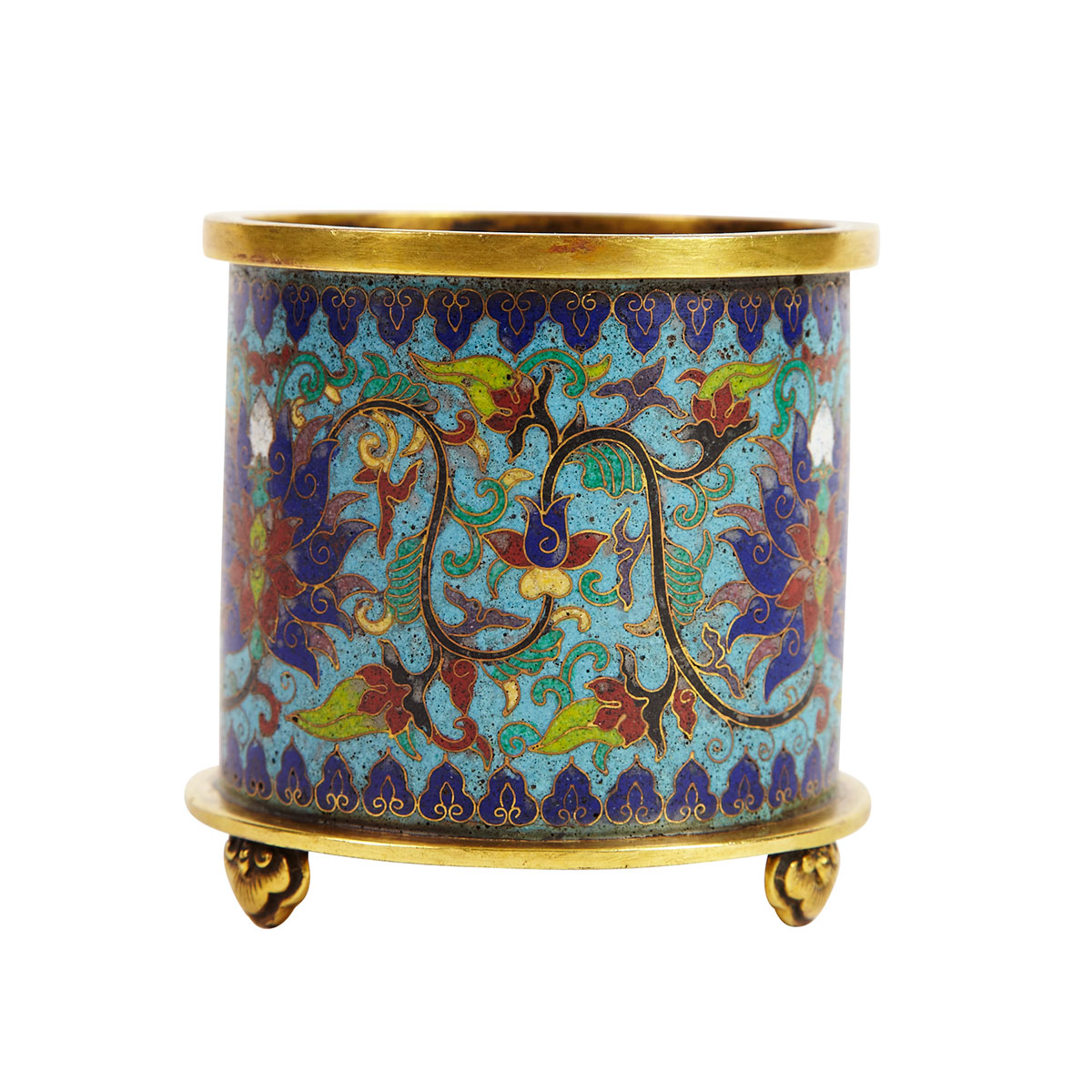 Cloisonné Enamel Censer Qianlong