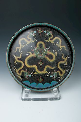CLOISONNE ENAMEL 'DRAGON'