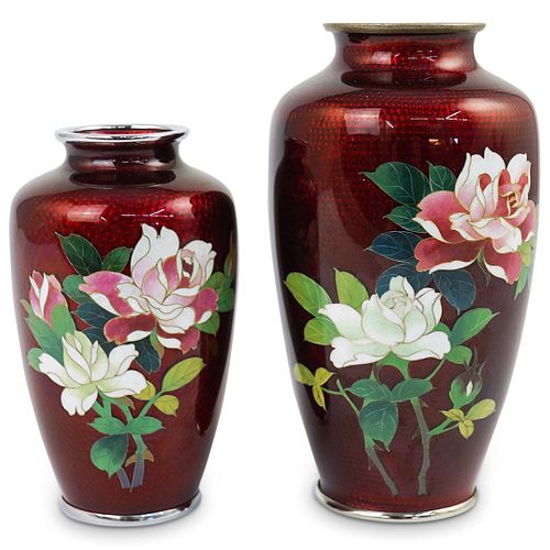 CLOISONNE ENAMEL FLORAL