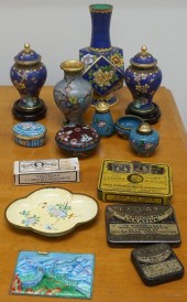 CLOISONNE ENAMEL LITHOPHANE DE