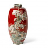 CLOISONNÉ ENAMEL VASE
MEIJI PE