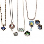 CLOISONNE JEWELRY ITEMS, EDITH