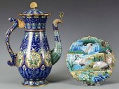 CLOISONNE PLATE AND WORLD'S FA