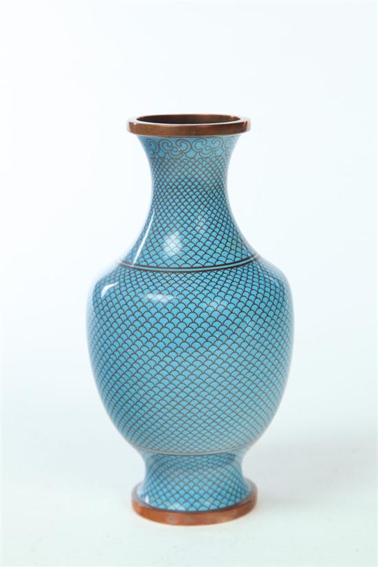 CLOISONNE VASE.  China  1st