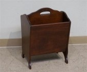 CLORE MAHOGANY MAGAZINE RACK A