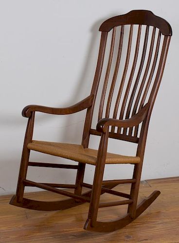 CLORE MAHOGANY ROCKING CHAIRClore