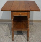 CLORE WALNUT DROP-LEAF SIDE TA