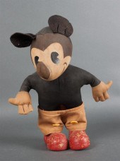 Cloth and papier-mache Mickey