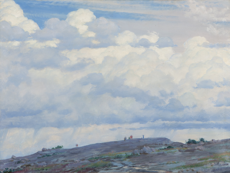 ''Cloud View from the Cliff''