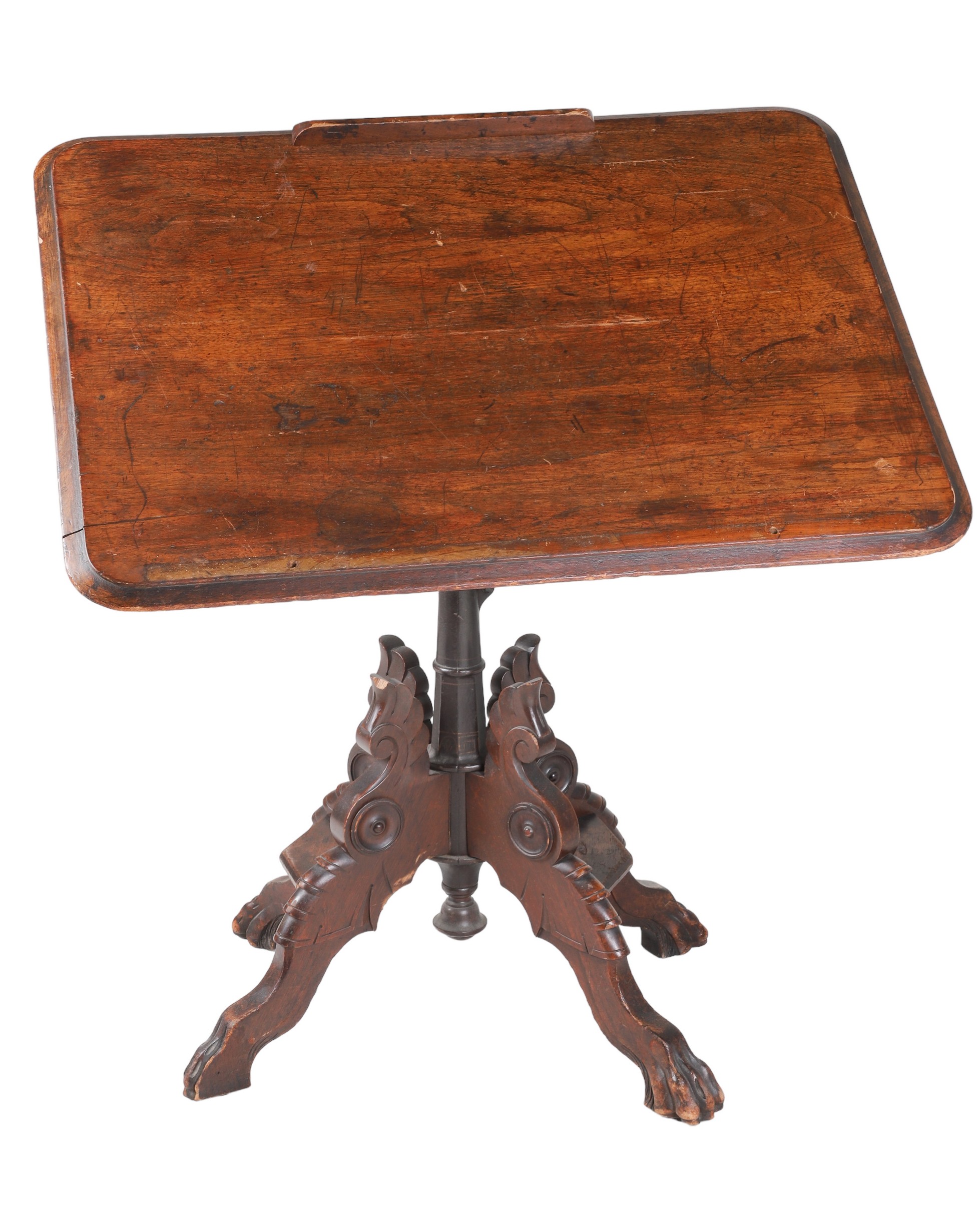 Clowes and Gates carved walnut