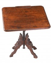 Clowes and Gates carved walnut