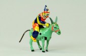 CLOWN ON DONKEY TOY Attributed