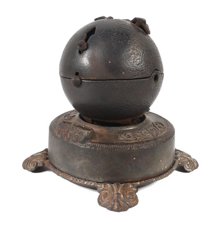 CLOWN ON GLOBE ANTIQUE MECHANICAL