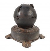 CLOWN ON GLOBE ANTIQUE MECHANI