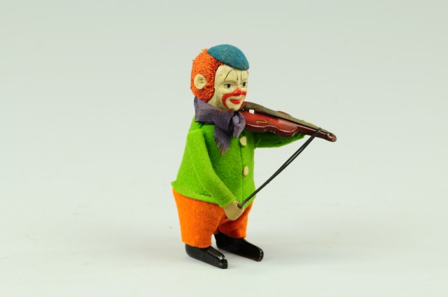 CLOWN VIOLINIST Schuco Germany full