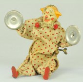 CLOWN WITH CYMBALS Hand painte