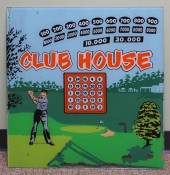 CLUBHOUSE GOLF PINBALL BACK GL