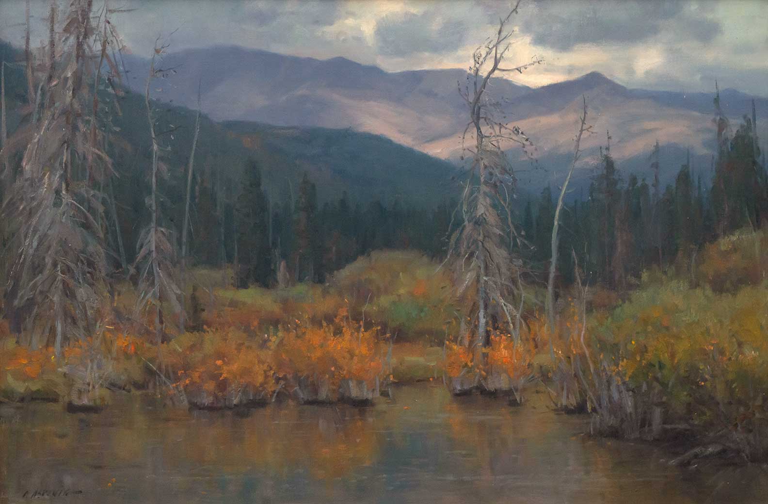 CLYDE ASPEVIG (1951- ), THE STORM'S