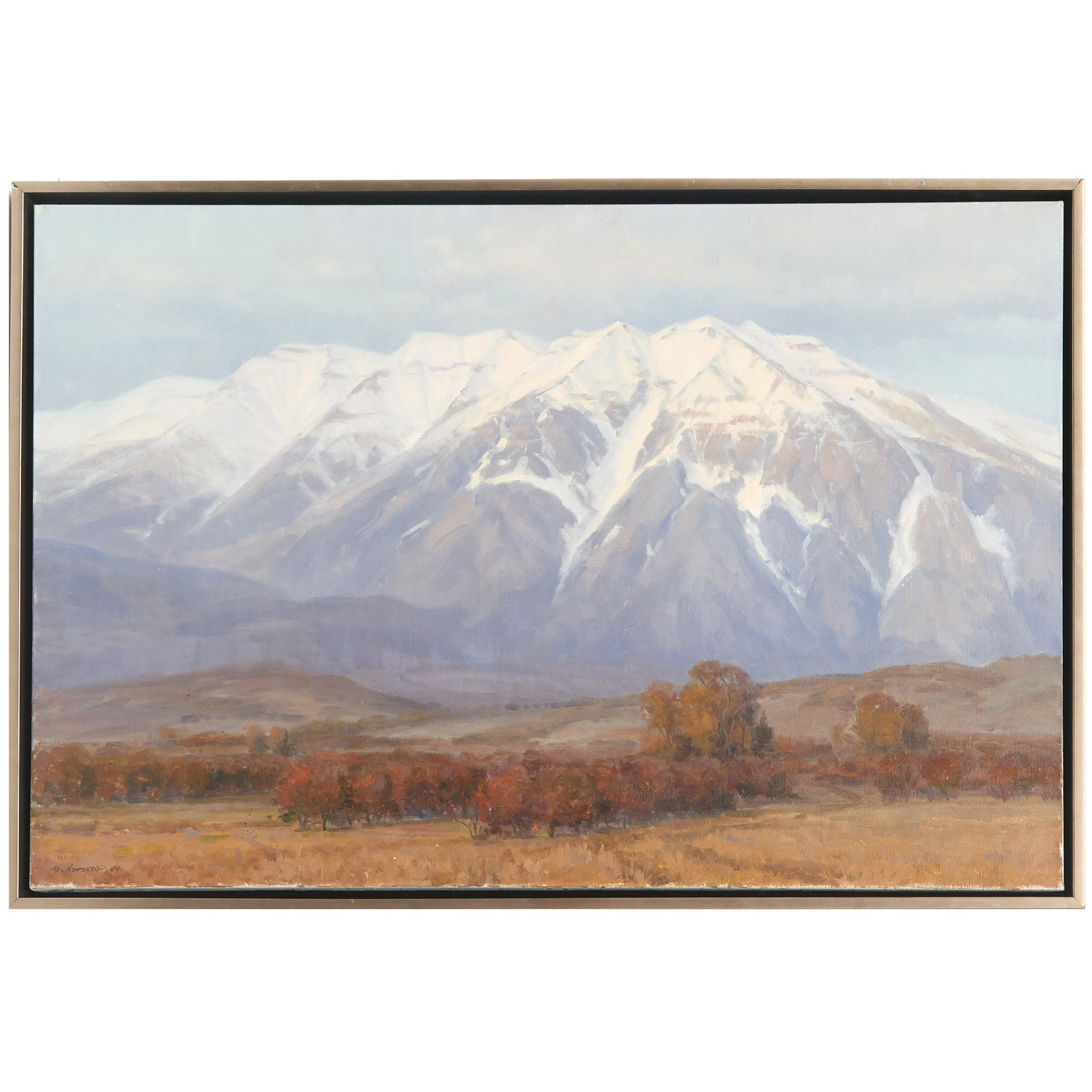 CLYDE ASPEVIG, OIL ON CANVAS,