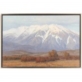 CLYDE ASPEVIG, OIL ON CANVAS,