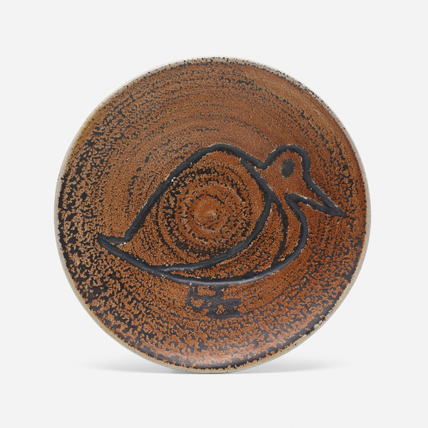 Clyde Burt. Plate. c. 1965,