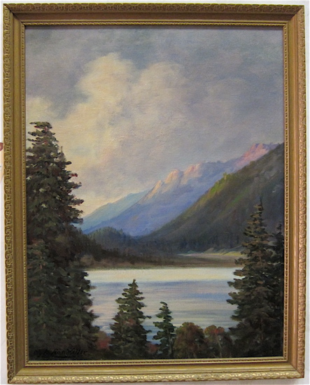 CLYDE LEON KELLER OIL ON CANVAS