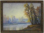 CLYDE LEON KELLER OIL ON PANEL