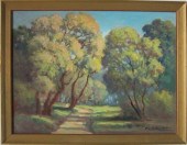 CLYDE LEON KELLER OIL ON CANVA