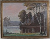 CLYDE LEON KELLER OIL ON BOARD