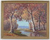 CLYDE LEON KELLER OIL ON CANVA